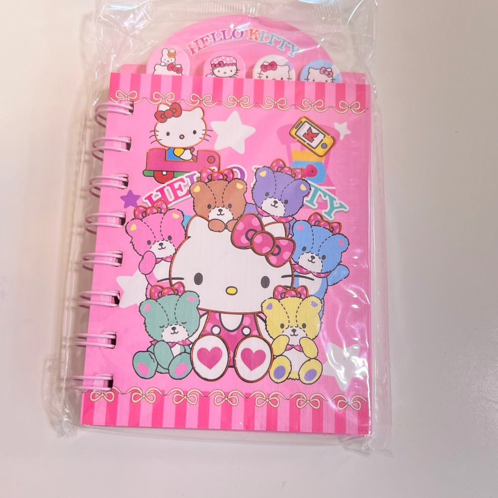 Sanrio 87x145mm Spiral Notebook Pink Hello Kitty Bear Friends SH-FL605
